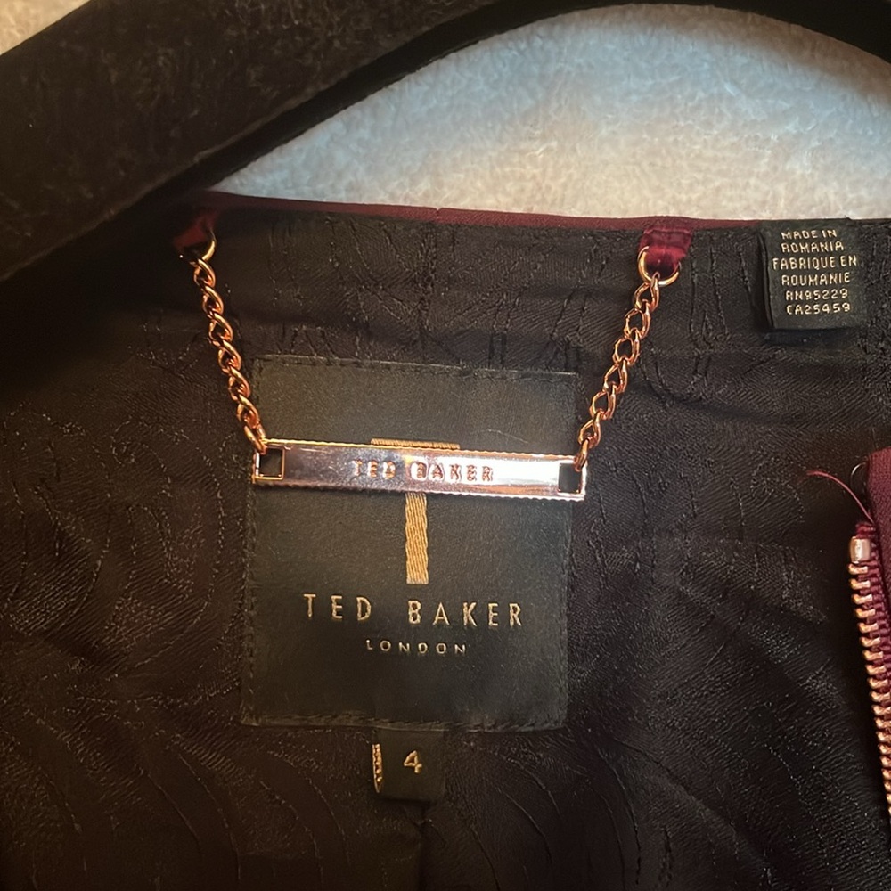 Ted Baker NWOT Burgundy Jacket - Picture 4 of 5